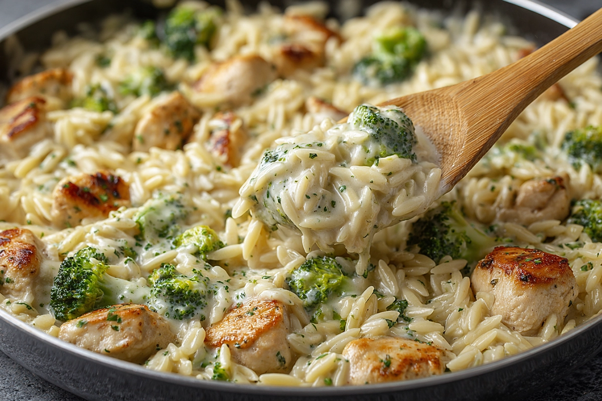 ground turkey orzo