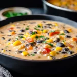 high protein taco soup