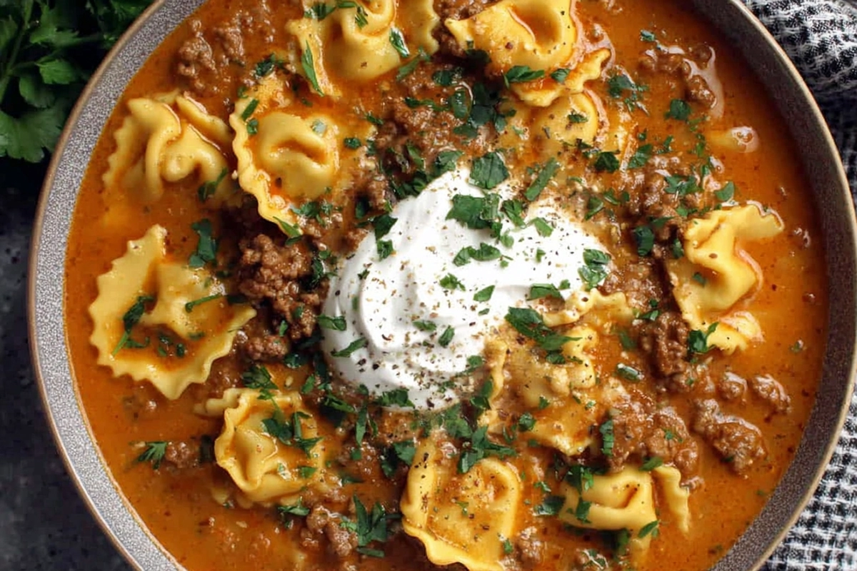 one pot lasagna soup