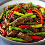 Pepper Steak Recipe stir fry with peppers and beef