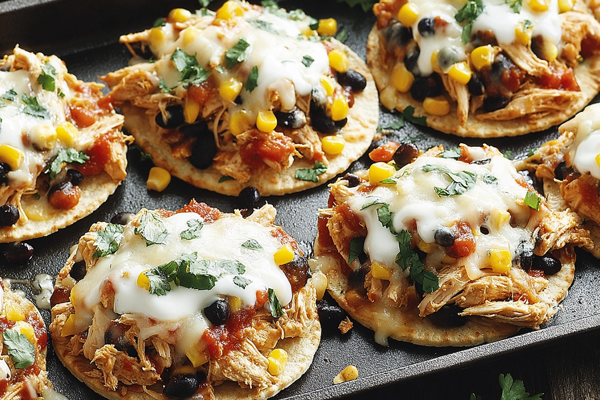 rotisserie chicken tostadas