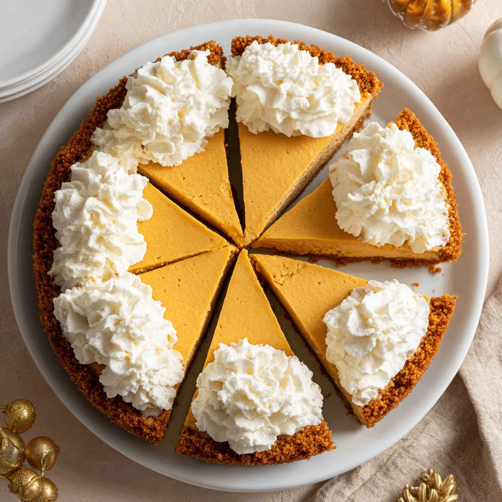 Easy Pumpkin Pie Cheesecake Recipe: A Creamy Thanksgiving Dessert Dream 5 serving pumpkin pie cheesecake