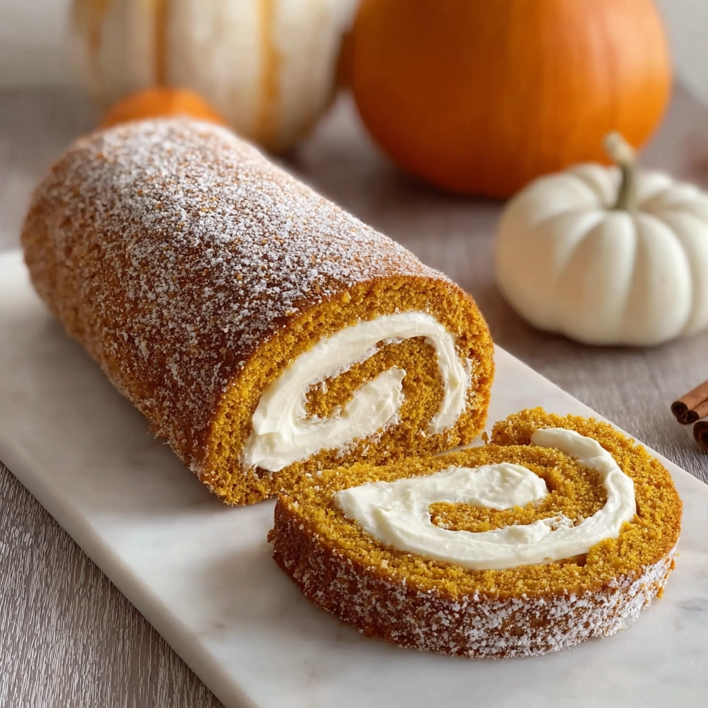 Fall Pumpkin Spice Roll Cake: A Classic Autumn Dessert That Impresses Every Time 5 Slice of Fall Pumpkin Spice Roll Cake