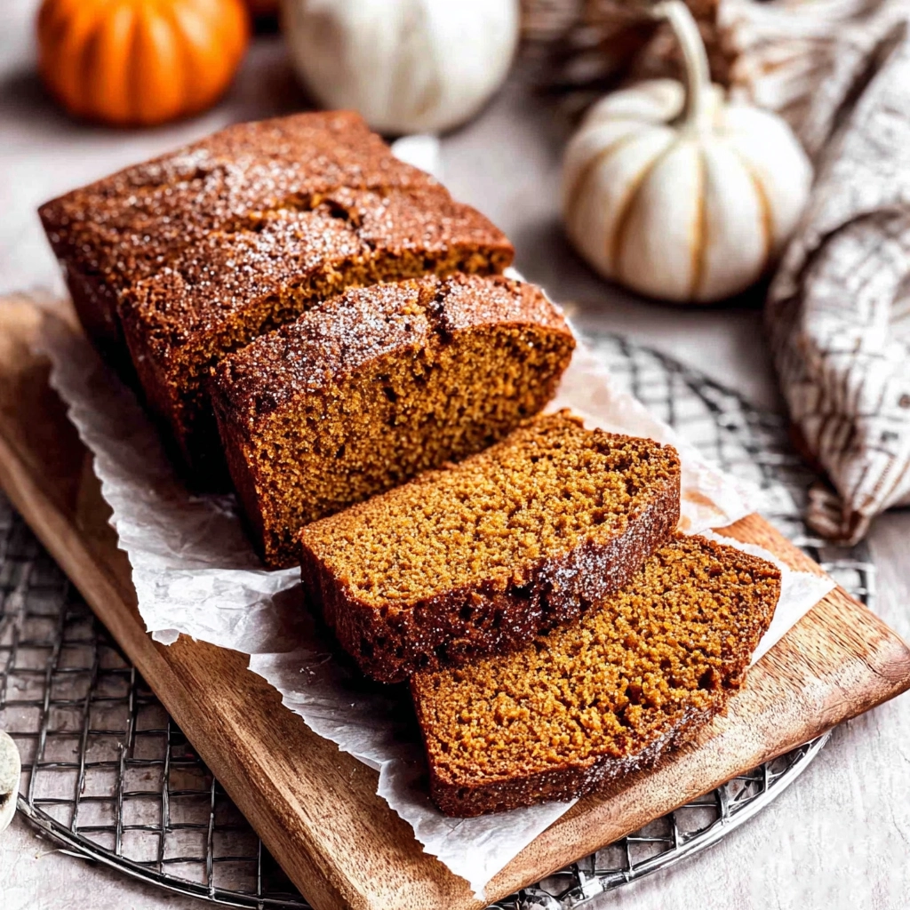 Cinnamon Swirl Pumpkin Bread Minis: The Ultimate Fall Treat You’ll Crave 5 sliced pumpkin bread minis served with coffee