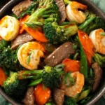 steak and shrimp stir fry
