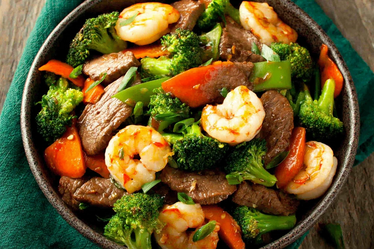 Steak and Shrimp Stir Fry: A Quick Surf and Turf Feast in Just 35 Minutes 7 steak and shrimp stir fry