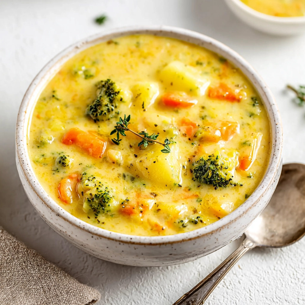 Broccoli Potato Cheese Soup