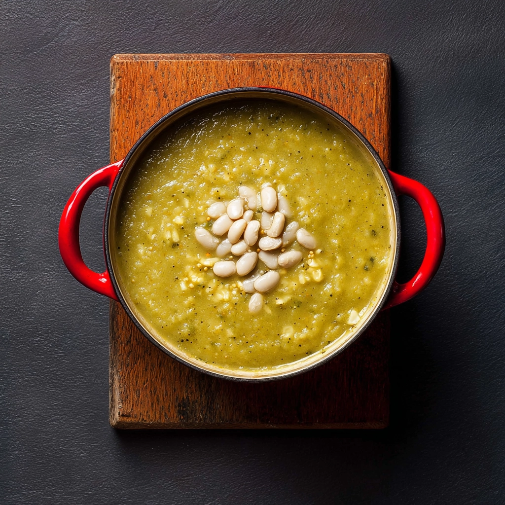 Chicken Pozole Verde Serving