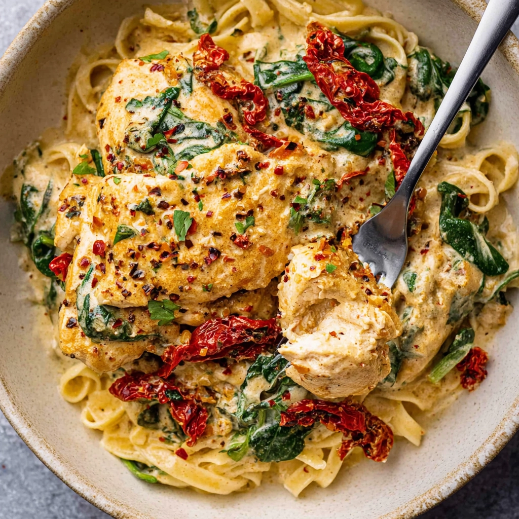 CrockPot Tuscan Garlic Chicken