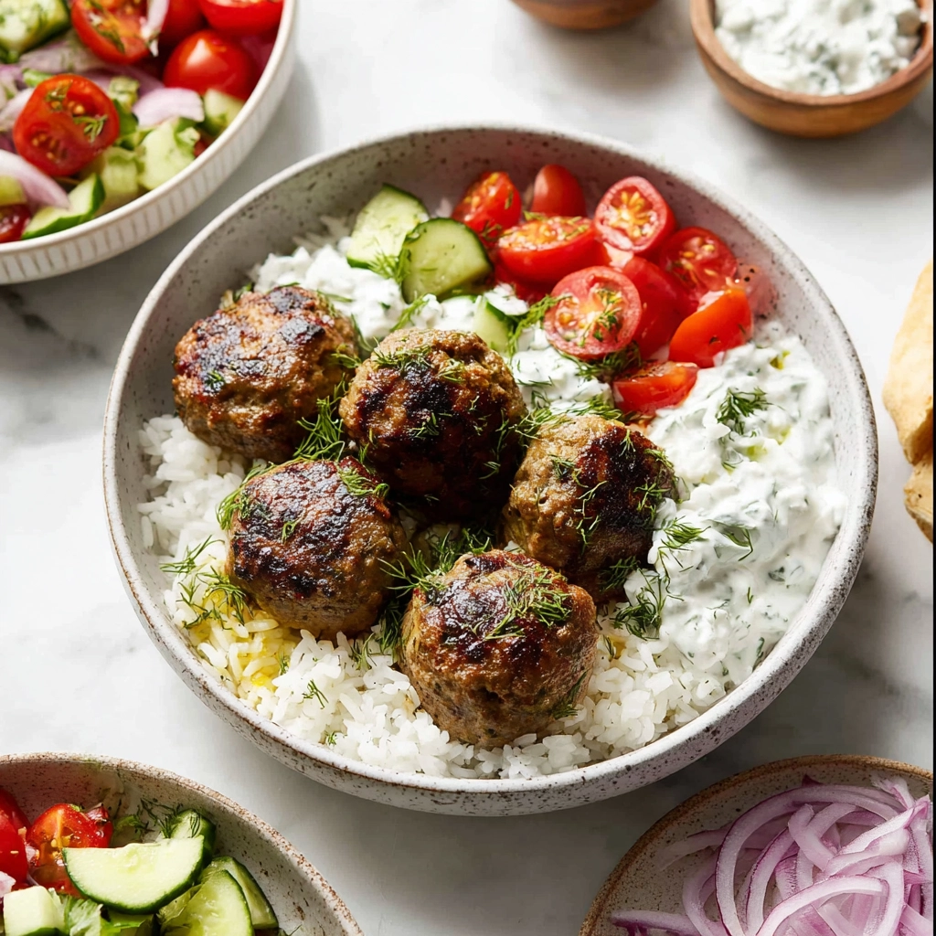 Turkey Meatballs with Tzatziki