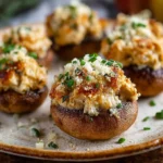 Garlic Parmesan Stuffed Mushrooms