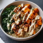 Healthy Chicken & Sweet Potato Rice Bowl