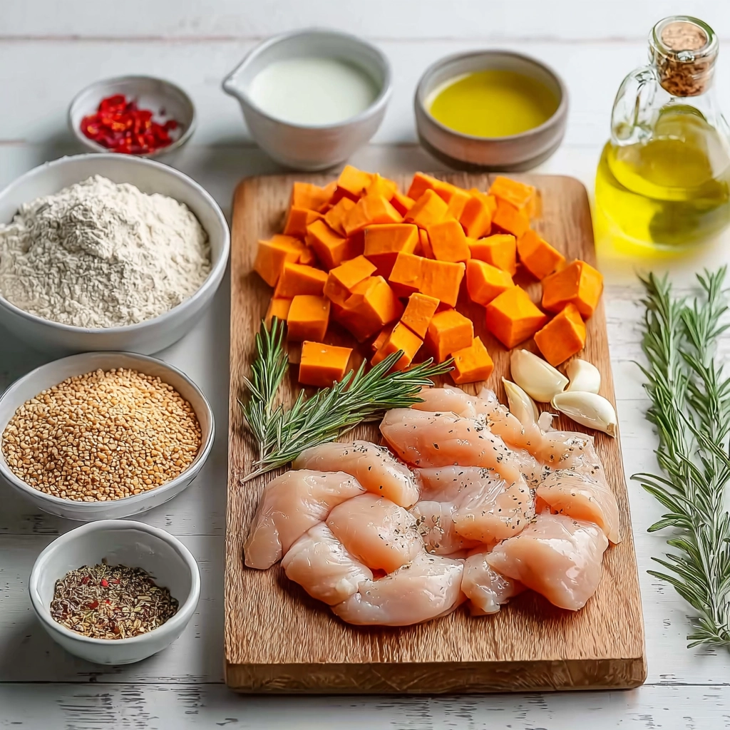 Healthy Chicken & Sweet Potato Rice Bowl: A Nutritious Favorite 5 Healthy Chicken & Sweet Potato Rice Bowl Ingredients
