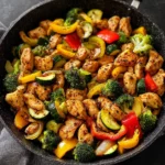 Healthy Chicken and Vegetables Skillet