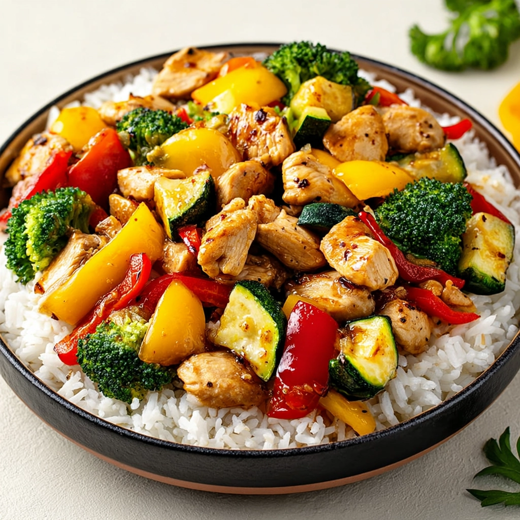 Healthy Chicken and Vegetables Skillet: A Quick One-Pan Classic for Busy Nights 5 Healthy Chicken and Vegetables SkilletServing