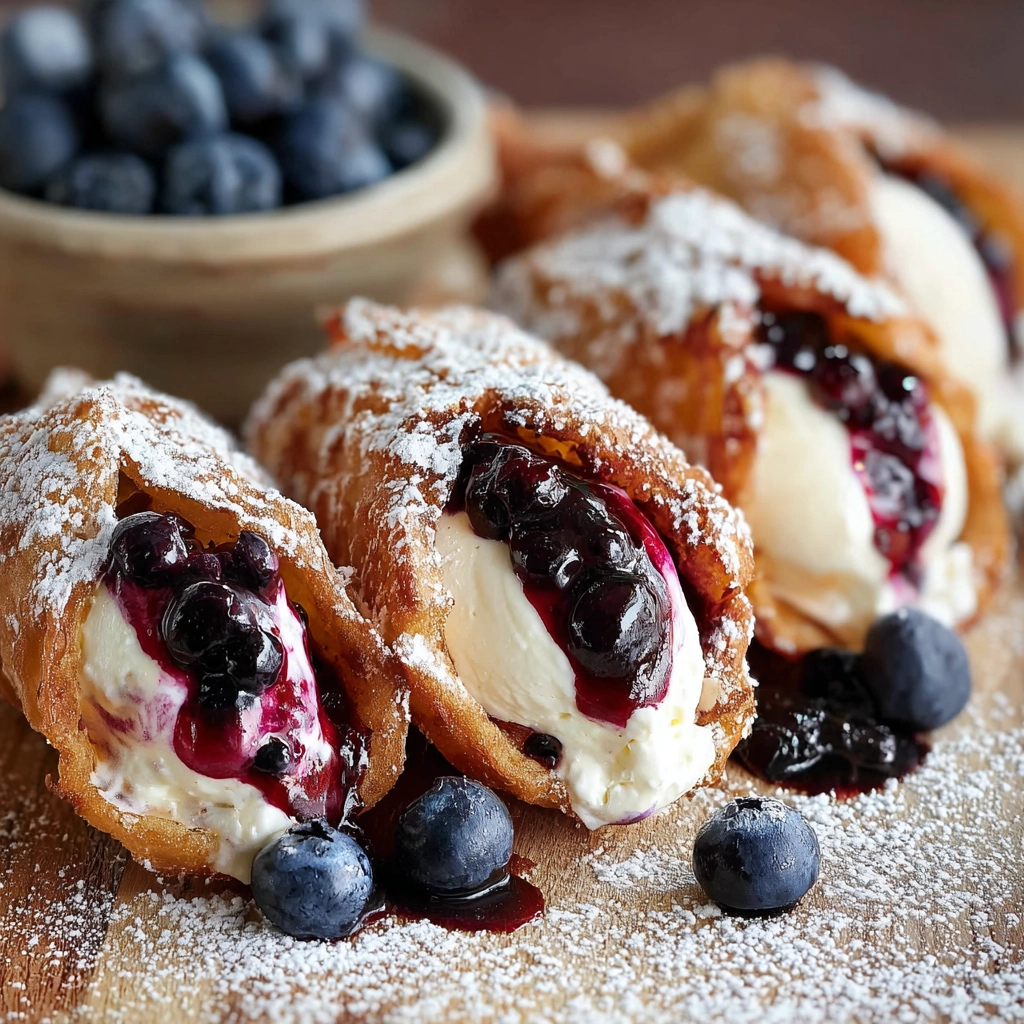 Blueberry Cheesecake Tacos: The Dessert Taco Everyone Loves 5 blueberry cheesecake tacos Serving