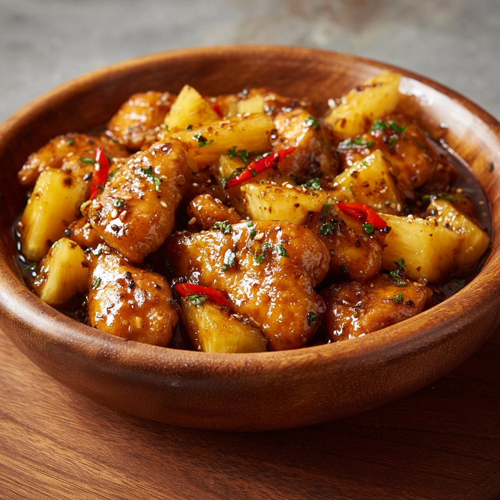 brown sugar pineapple chicken