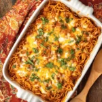 creamy southern spaghetti bake