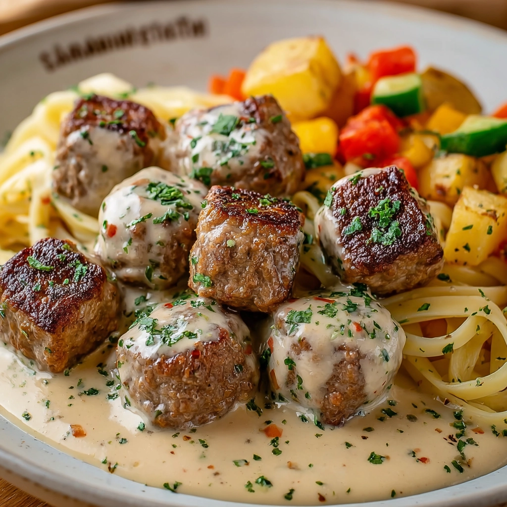 garlic butter steak bites Serving