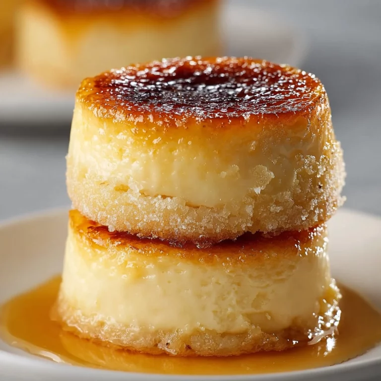 mini creme brulee cheesecakes