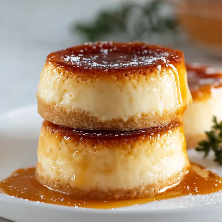 mini creme brulee cheesecakes