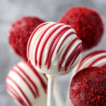 red velvet cake pops