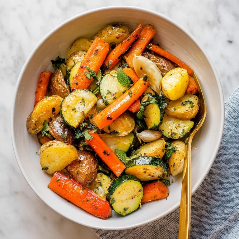 roasted potatoes carrots and zucchini