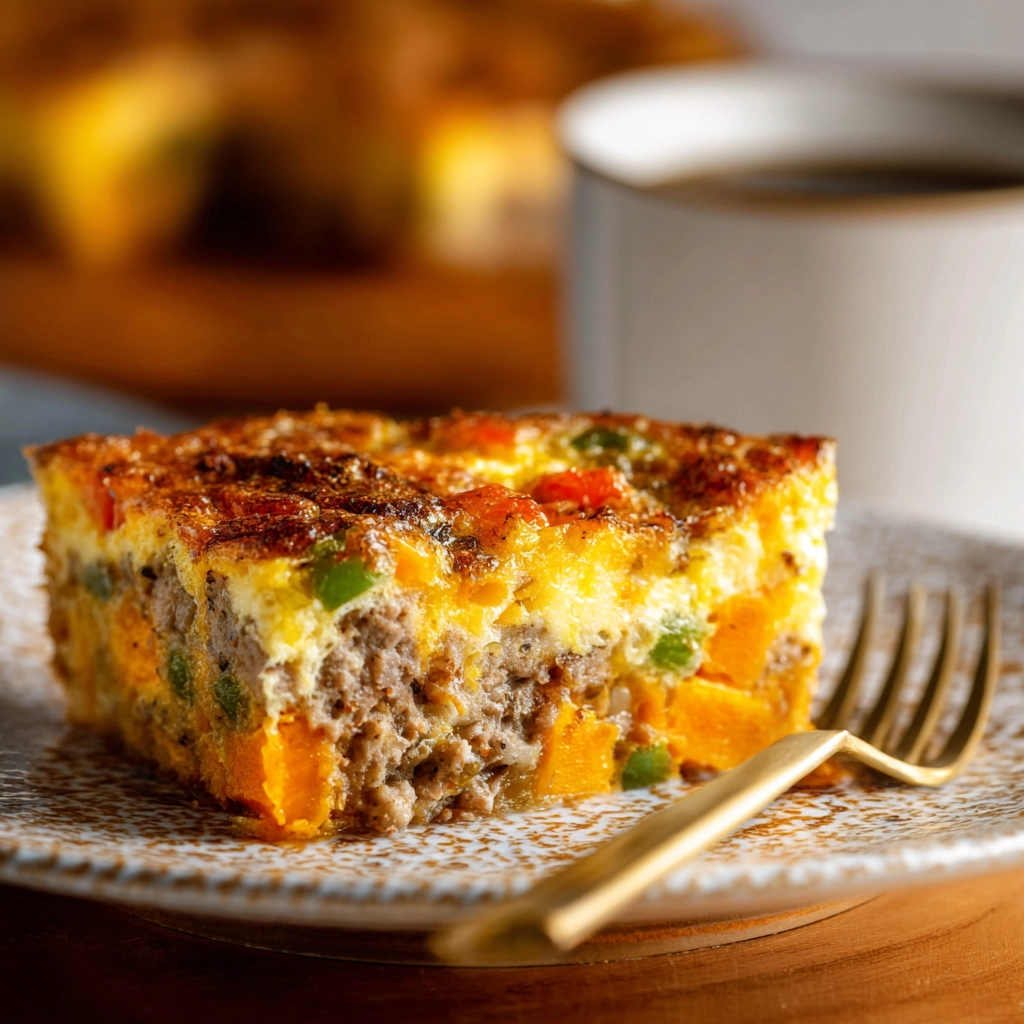 sweet potato egg casserole Serving