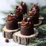 vegan gingerbread mini cakes