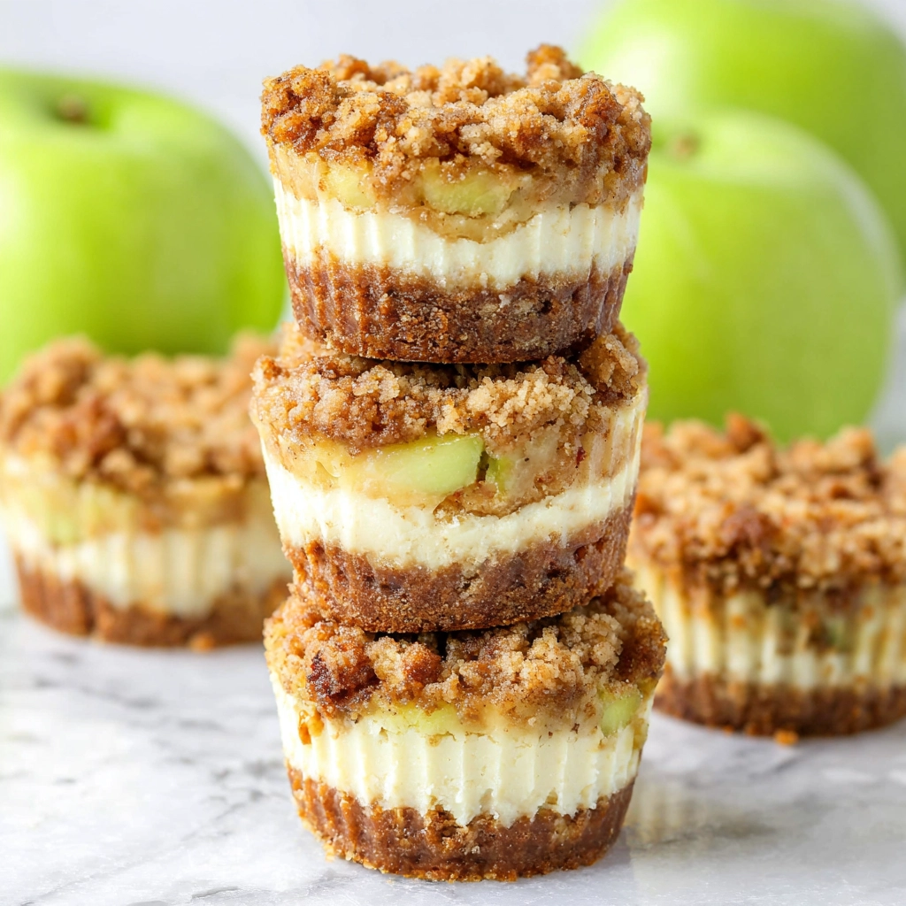 Apple Crisp Mini Cheesecakes That Everyone Loves (No Soggy Crusts) 5 Apple Crisp Mini Cheesecakes