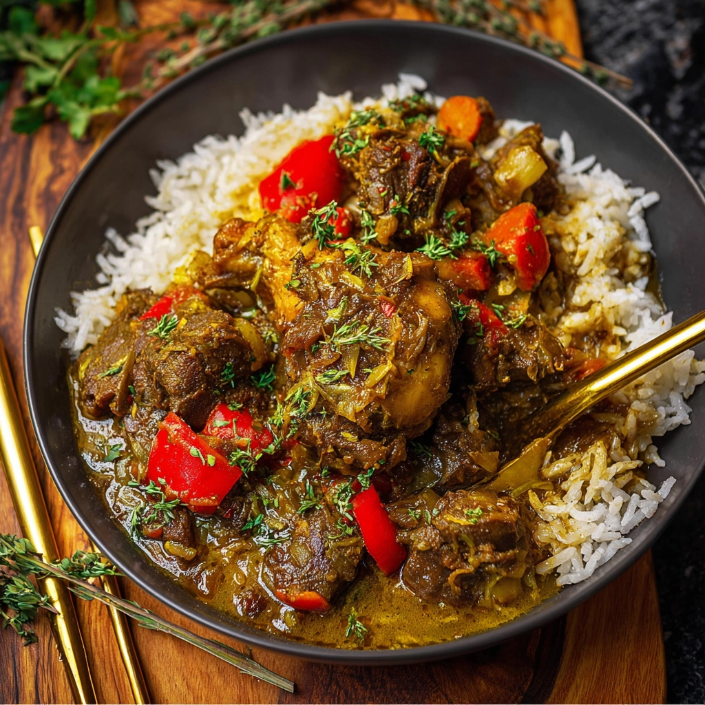 Authentic Jamaican Curry Chicken: A Flavorful Island Classic 5 Authentic Jamaican Curry Chicken Serving