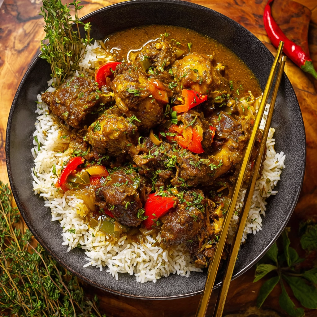 Authentic Jamaican Curry Chicken