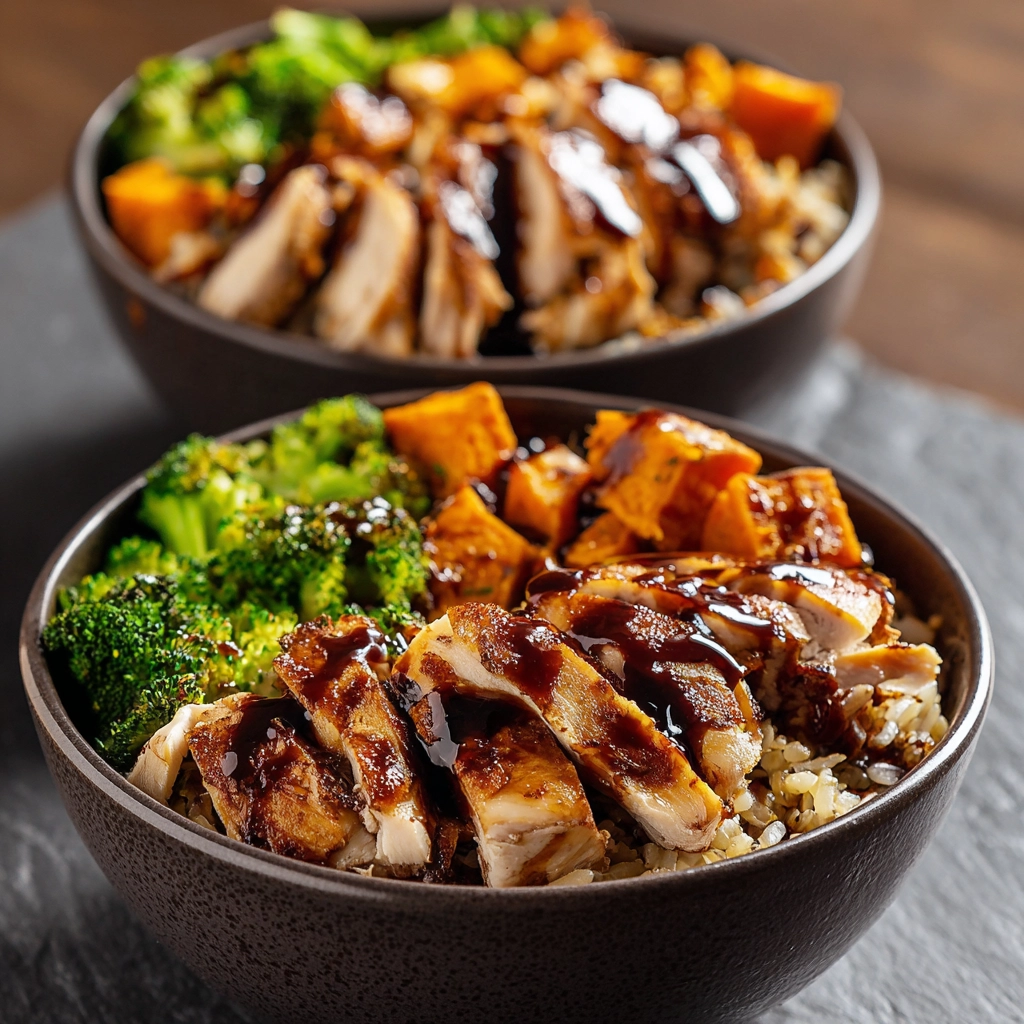 BBQ Chicken Sweet Potato Bowls: A Flavor-Packed Meal Prep Favorite 5 BBQ Chicken Sweet Potato Bowls Serving