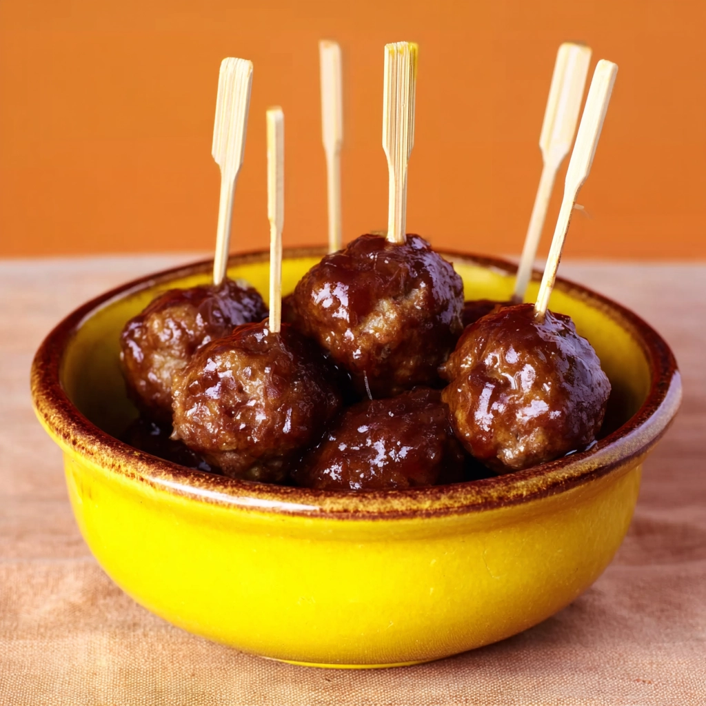BBQ Meatballs Crockpot