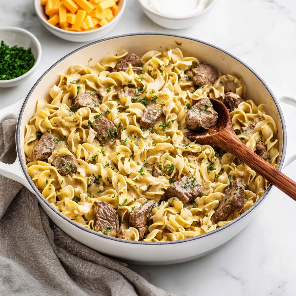 Beef Tips and Noodles