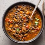 Black Bean and Lentil Soup