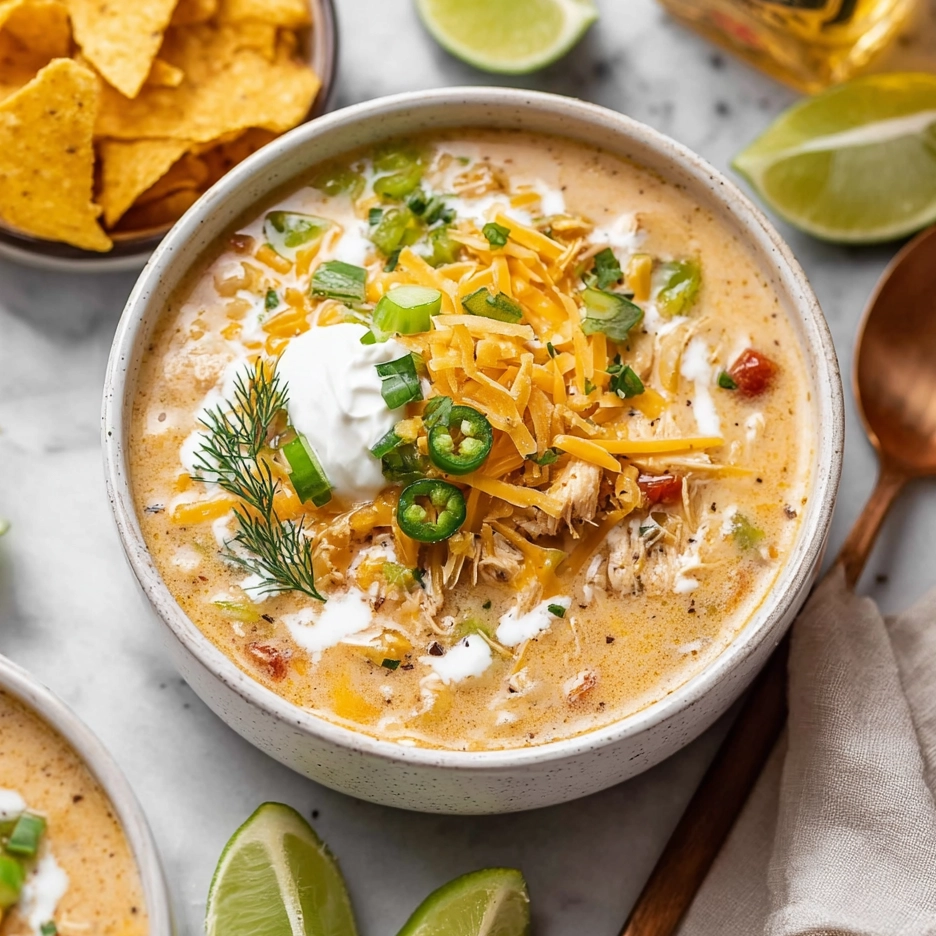 Creamy Chicken Enchilada Soup