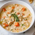 Creamy Chicken and Rice Soup