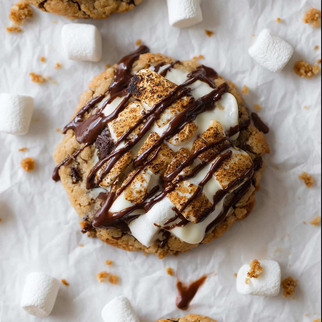 Crumbl S’mores Cookies Serving