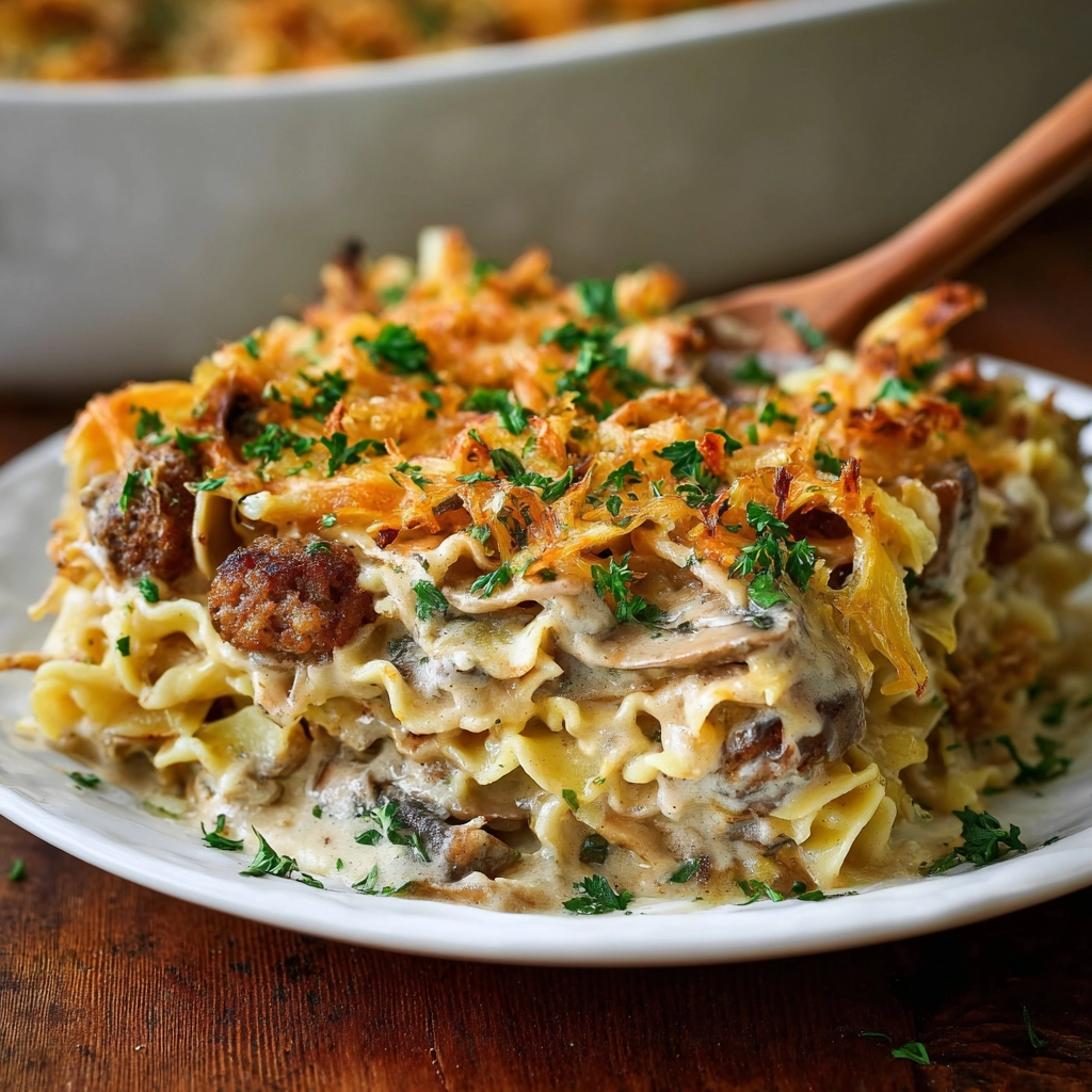 French Onion Beef Casserole
