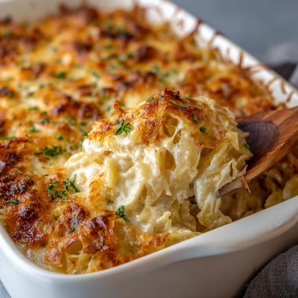 French Onion Chicken Orzo: The Ultimate Comfort Bake 5 French Onion Chicken Orzo Serving