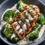 Garlic Chicken Broccoli Bowls