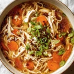 Ginger Garlic Chicken Noodle Soup