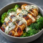 Grilled Chicken Broccoli Bowls