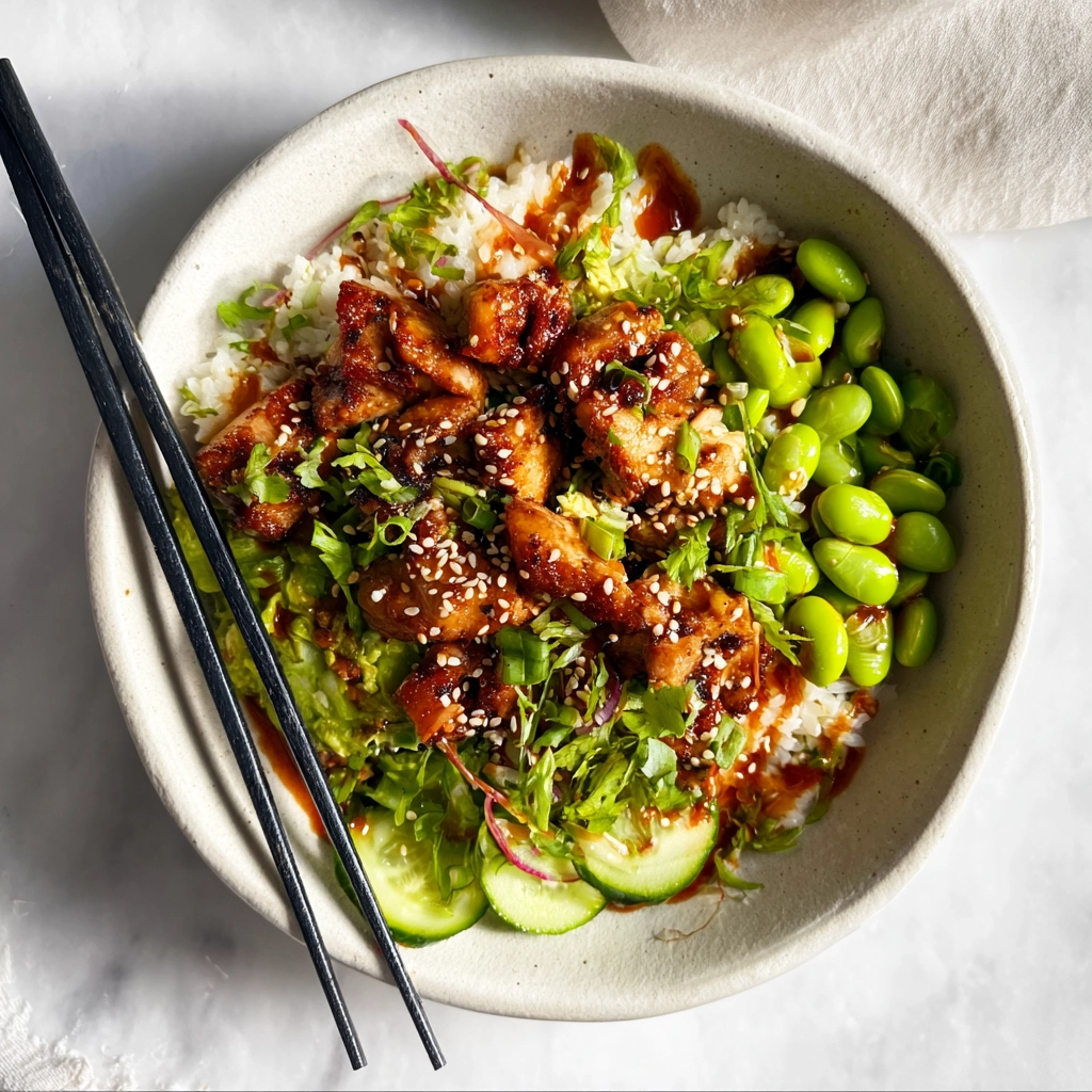 Honey Sriracha Salmon Bowls