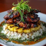 Huli Huli Chicken Stack