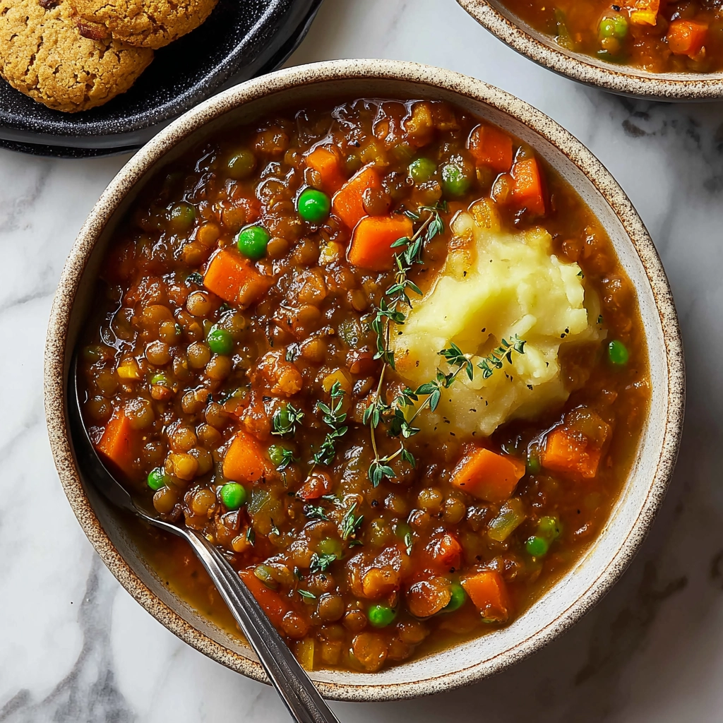 Lentil Stew & Mashed Potatoes