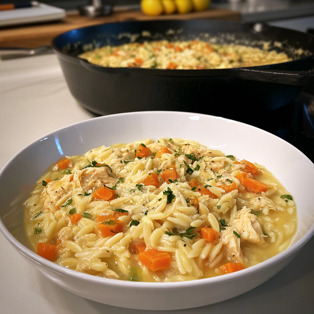 Orzo Chicken Pot Pie