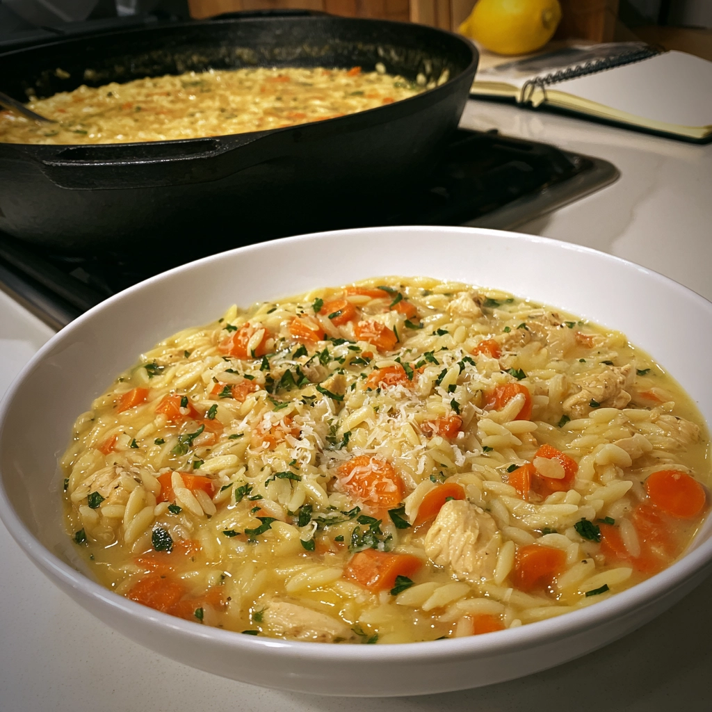 Orzo Chicken Pot Pie That Delivers Cozy Comfort in Every Bite 5 Orzo Chicken Pot Pie