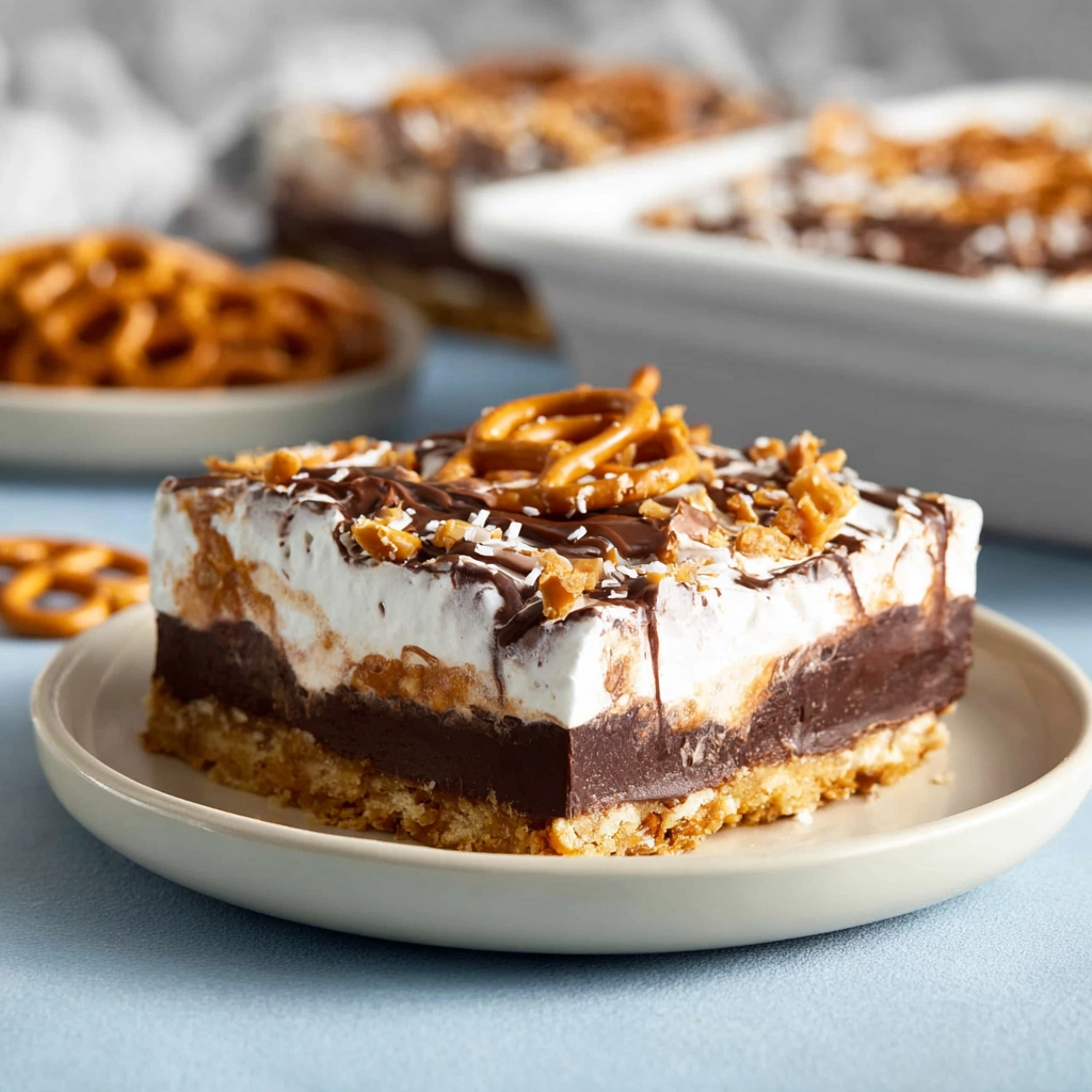 Peanut Butter Pretzel Pie